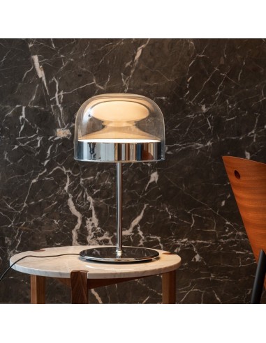 Lampe de table Equatore couleur chrome Fontana Arte - Valente Design