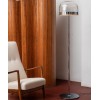 Lampe Equatore couleur chrome Fontana Arte grand modèle - Valente Design