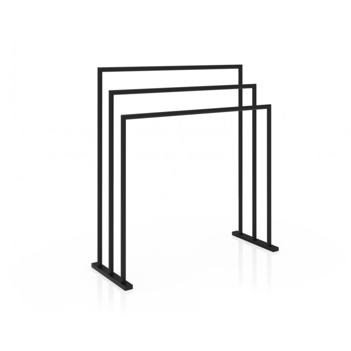 Porte serviettes à poser HT9 noir mat Decor Walther Valente Design