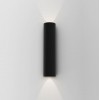 Applique Yuma 300 LED noire Astro Lighting Valente Design de face