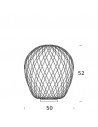 Lampe de Table Pinecone grand modèle H 52cm Fontana Arte Valente Design Paola Navone 