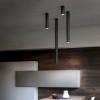 Plafonnier A-Tube Large noir - Lodes Studio Italia Design Valente Design en composition