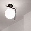 Plafonnier IC C/W2 noir Flos Valente Design Michael Anastassiades mise en scène