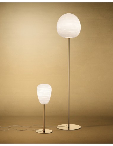 Lampadaire Rituals XL terra or Foscarini Valente Design Ludovica et Roberto Palomba