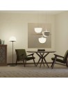 Lampadaire Cheshire blanc fontana Arte Valente Design GamFratesi Studio dans salle à manger