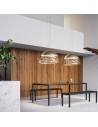 Suspensions Kelly Medium Dome 60 champagne Studio Italia Design Valente Design Andrea Tosetto