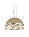 Suspension Kelly Medium Dome 60 champagne de Studio Italia Design Valente Design Andrea Tosetto