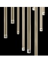Suspension A-Tube Nano medium champagne de Studio Italia Design Valente Design détail