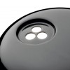 Diffuseur pour lampe Snoopy noir de flos Valente Design Castiglioni vue de près