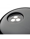 Lampe de table Snoopy Flos noire : diffuseur  abat-jour en métal émaillé noir