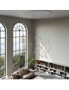 Suspension A-Tube Nano Duo champagne de Studio Italia Design Valente Design mise en scène