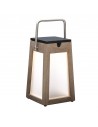 Lanterne solaire TECKA H25 cm Duratek verre dépoli Les Jardins Valente Design