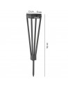 Dimensions Torche solaire TINKA 52 cm Les Jardins Valente Design