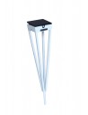 Torche solaire TINKA 52 cm blanc Les Jardins Valente Design