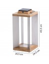 Dimension Lanterne solaire TECKINOX Les Jardins Valente Design 45,5 cm