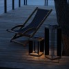 Lanterne solaire TECKINOX aluminium noir/Duratek Les Jardins Valente Design 2 tailles