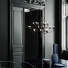 Lustre 2097/18 noir de flos Valente Design Gino Sarfatti dans salle à manger