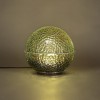 Lampe à poser Medouse F verre irrégulier vert Catellani and Smith Valente Design