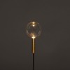 Luminaire sur piquet Syphasfera verre transparent Catellani and Smith Valente Design détail verre transparent éclairé