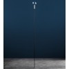 Luminaire sur piquet Syphasfera verre transparent Catellani and Smith Valente Design éteint