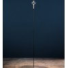 Luminaire sur piquet Syphasfera verre transparent Catellani and Smith Valente Design allumé
