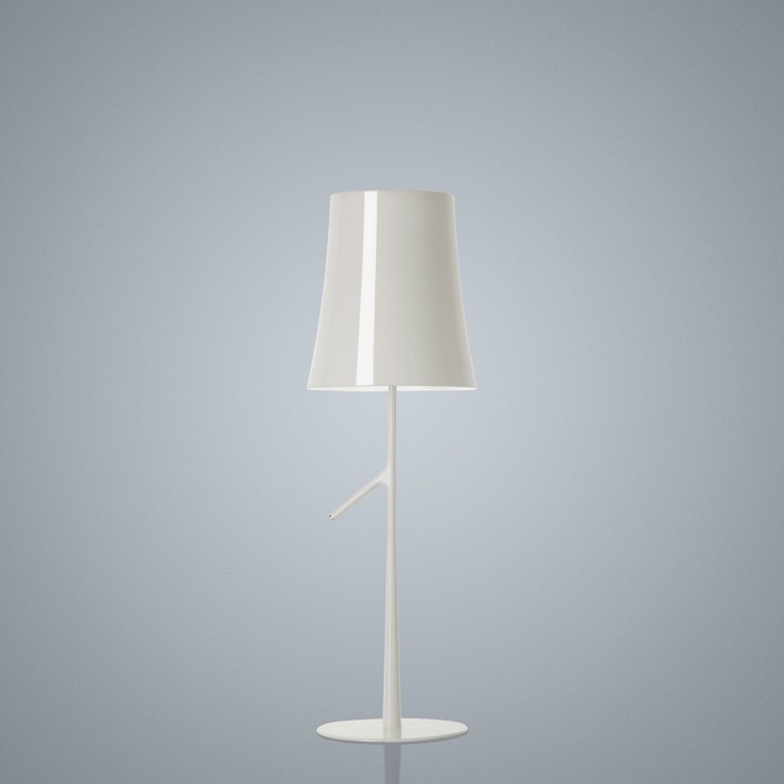 Lampe de table Birdie de couleur blanc pour la marque Foscarini chez Valente Design