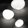 Ensemble des lampes de table Gregg avec la version Media et Piccola pour la marque Foscarini chez Valente Design