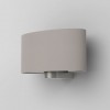Applique Napoli Nickel Mat abat-jour gris putty Astro lighting Valente Design