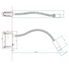   Applique liseuse Leo avec interrupteur bronze astro lighting - Valente Design 