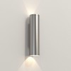 applique extérieure Ava Coastal 300 acier brossé Astro Lighting Valente Design de profil