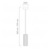 Dimensions suspension Ottavino Pendant Astro Lighting Valente Design
