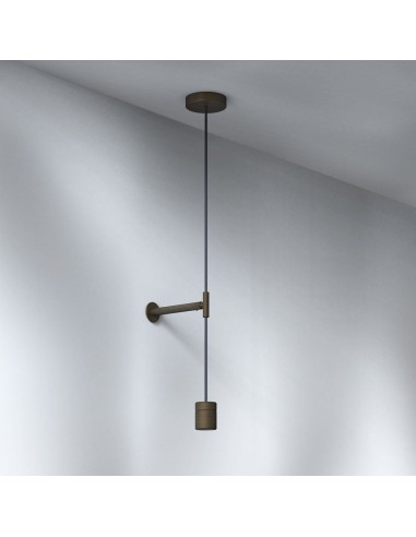 Pendant Suspension Kit 3 noir astro lighting valente design en tête de lit