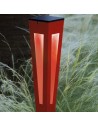 Torche solaire TINKA 120 cm rouge Les Jardins Valente Design zoom
