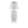 Dimension lampe de table Baby Candy Light Nomade blanc de la marque Baccarat - Valente Design