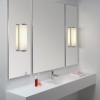 Appliques Monza montées sur miroir grâce au Kit de Montage Miroir 2 astro lighting Valente Design