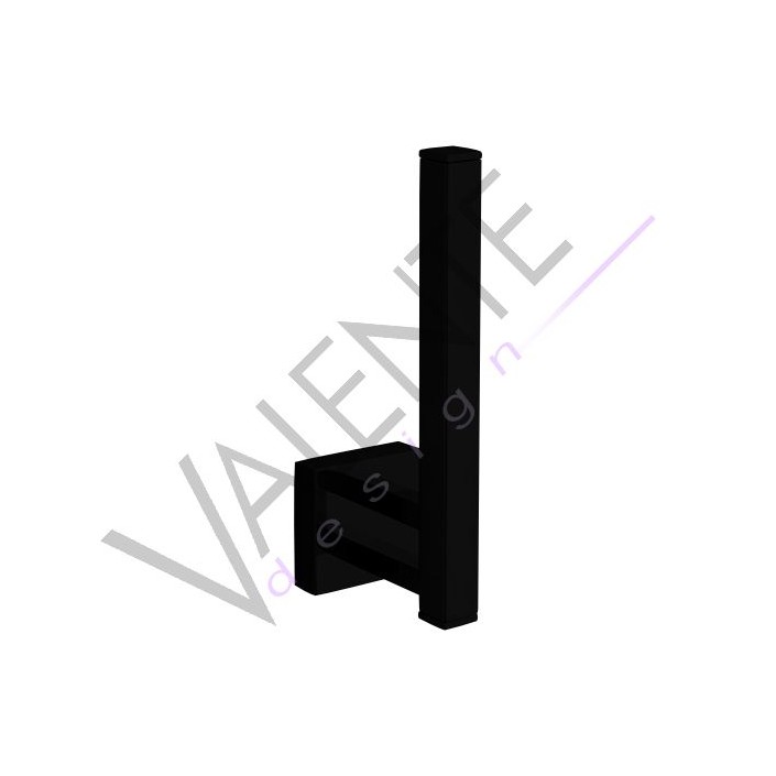 Retrouvez dans la collection Quattro de Bagno&associati le porte papier toilette de réserve noir en vente chez valente Design