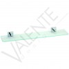 Valente Design met vente dans la collection Quattro, l'étagère en verre 60 cm de la marque Bagno&associati