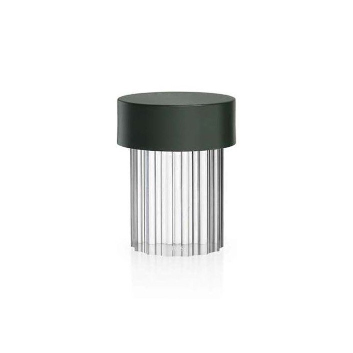 Lampe Last Order vert mat/verre cannelé Flos Valente Design