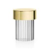 Lampe Last Order laiton brillant/verre cannelé Flos Valente Design