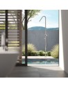 Douche de piscine FonteAlta Twiggy CS40.ME pomme de douche + mitigeur + douchette Valente Design. Pour hôtels, spas...