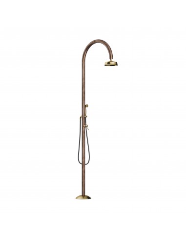 Douche d’extérieur Origo Rame Shower C50R.ME pomme de douche 210 mm S08 + mitigeur + douchette Fontealta Valente Design