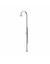 Douche de piscine ORIGO ALL STEEL Shower C50AS.ME pomme de douche 200 mm S06 + mitigeur + douchette Fontealta Valente Design 