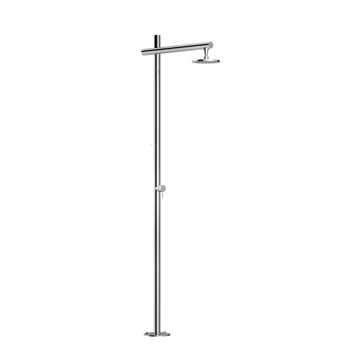 Douche pour piscine Onda Shower D50.M pomme de douche 200 mm S06 + mitigeur Fontealta Valente Design
