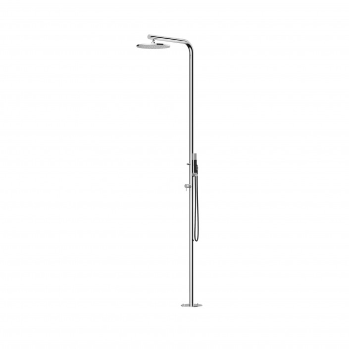 Douche de piscine Fontealta CLASSY Shower C40.ME pomme de douche 300 mm S10 + mitigeur + douchette Valente Design