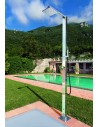Douche Square Shower Q86.ME pomme de douche + mitigeur + douchette Fontealta Valente Design dans jardin