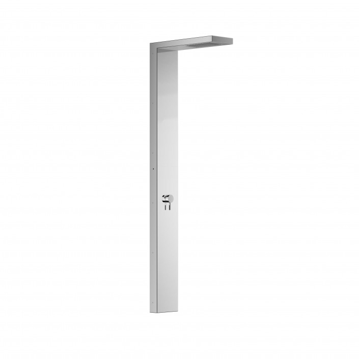 Colonne de douche murale In&Out Shower P22.M pomme de douche intégrée + mitigeur Fontealta Valente Design