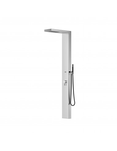 Colonne de douche murale In&Out Shower P22.ME pomme de douche intégrée + mitigeur + douchette Fontealta Valente Design