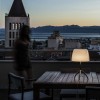 Lampe de table Lumière 30th pastilles Foscarini Valente Design à l'extérieur