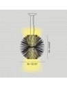 Dimension Suspension Sun Light of Love Foscarini Valente Design