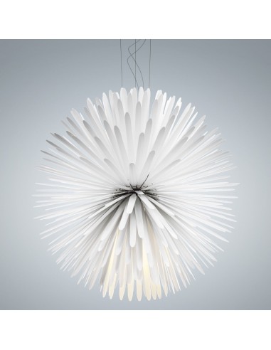 Suspension Sun Light of Love blanc mat Foscarini Valente Design
